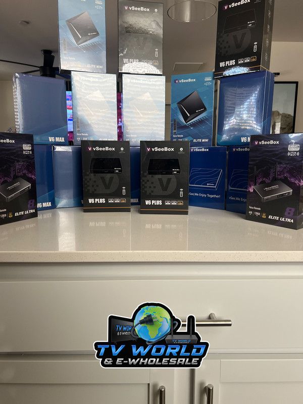 SuperBOX Super box S7 Models Max, S7 Pro, S6 Ultra, Supreme & Vsee V6 Plus, V6 Max Vsee Elite Mini, Elite Ultra 8 Authorized Wholesale distributors