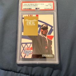 Shaquille O’Neal Rookie Card PSA8 