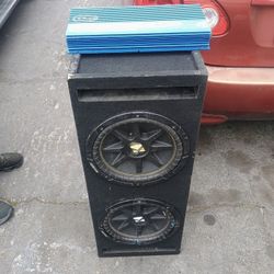 Kicker Subs And Jensen Amp 