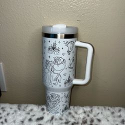 Disney Beauty And The Beast Tumbler NEW