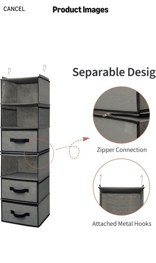 Hanging Closet Organizer