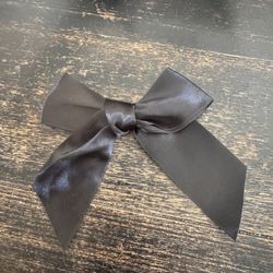 50PCS Black Bows, 3.3 Inch Satin Ribbon Bows