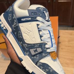 Trainer Shoe Blue Denim 11 Men