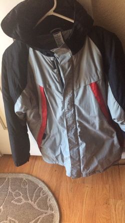 Old navy Size 16, Boy's gray red and black full zip jacket