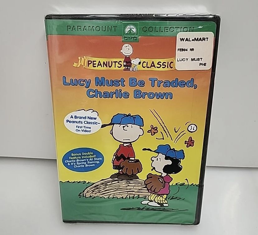 dvd brand new sealed lucy must be traded charlie brown peanuts 