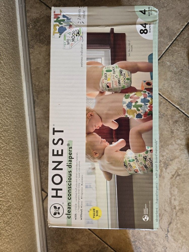 Honest Diapers Size 4