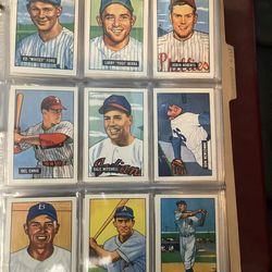 1951 Bowman Baseball Cards Reprint In1966