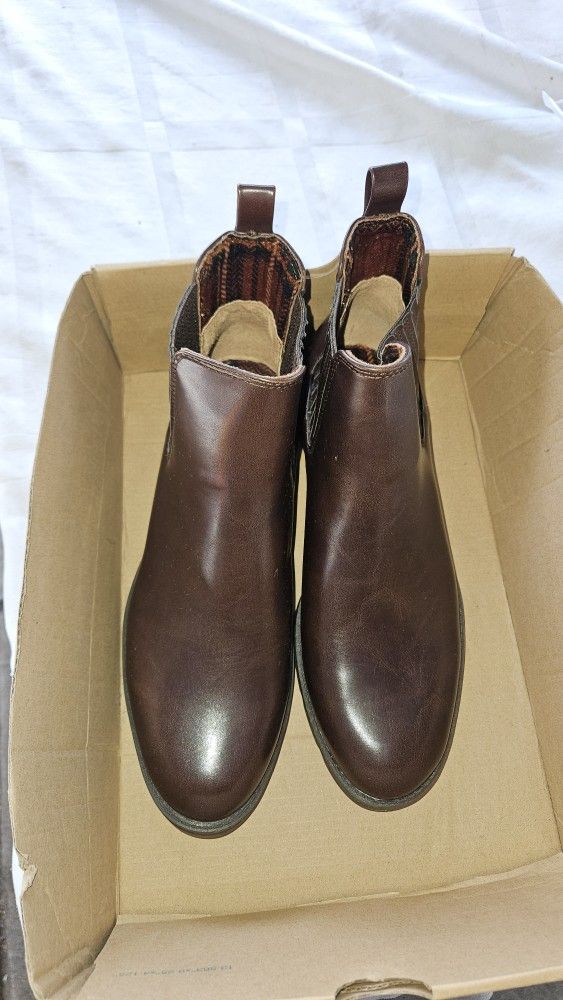 New Leather Boots From JC Penney
