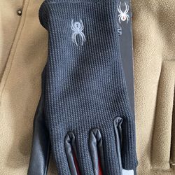 Spyder Leather Palm Gloves Xl