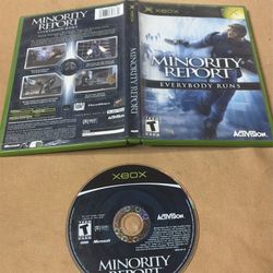 Minority Report (Microsoft Xbox, 2002) No Manual