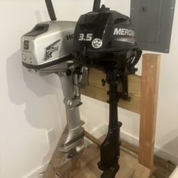 Honda 5hp & Mercury 3.5 hp outboards