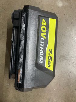 Genuine 40V 7.5Ah Ryobi 40 Volt Lithium-OEM Battery.