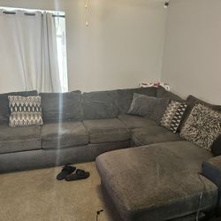 All Grey Sectional- Need Gone ASAP