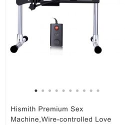 Like New Hismith Premium Sex Machine,Wire-controlled Love Machine