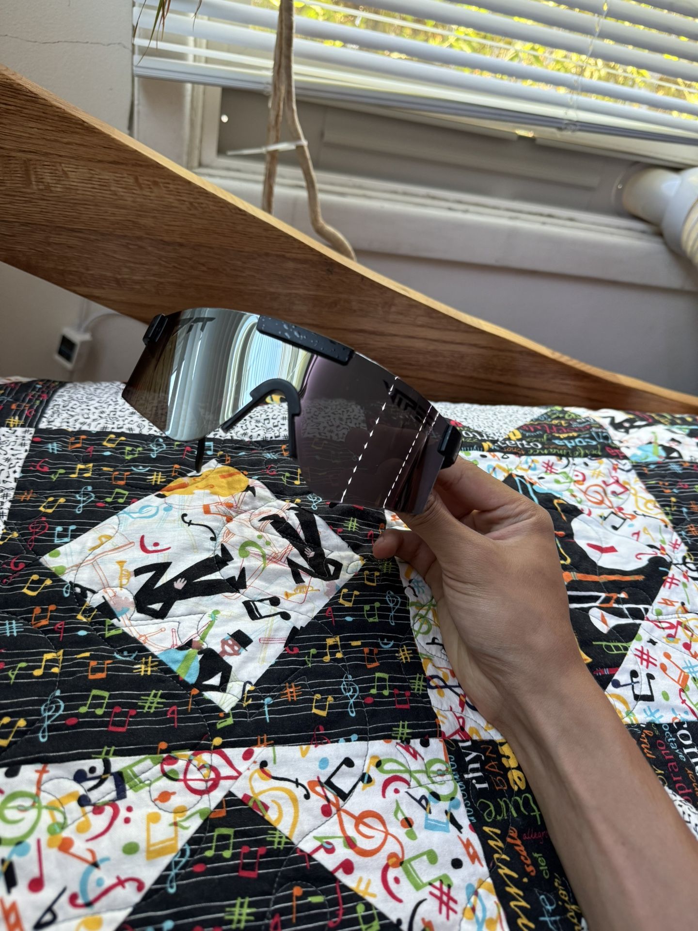 Pit Viper Black Silver Brand New Sunglasses