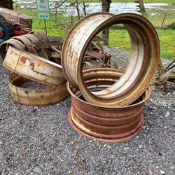 Steel Fire Pit Tractor Wheels