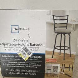 New Mainstays barstool  