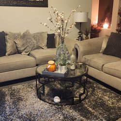 Beige/tan Couch & Loveseat.....NEED GONE ASAP