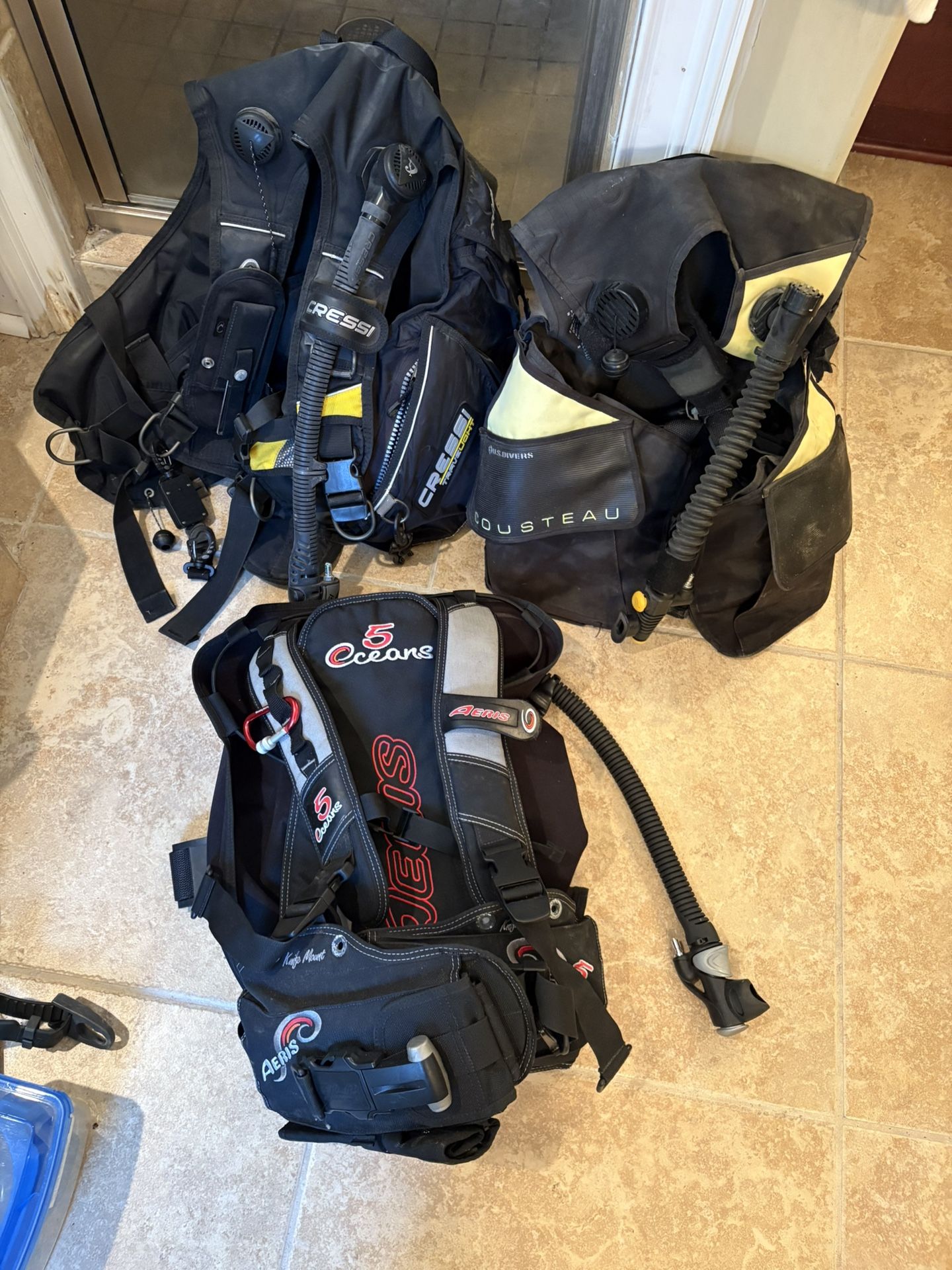 Scuba Gear Camera’s Spear Gun Etc