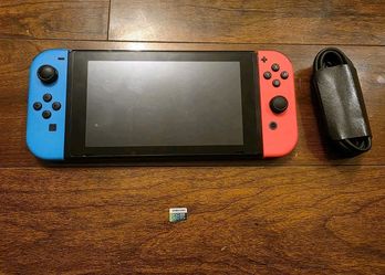 Nintendo Switch 32GB Handheld Console - Neon Red/Neon Blue
