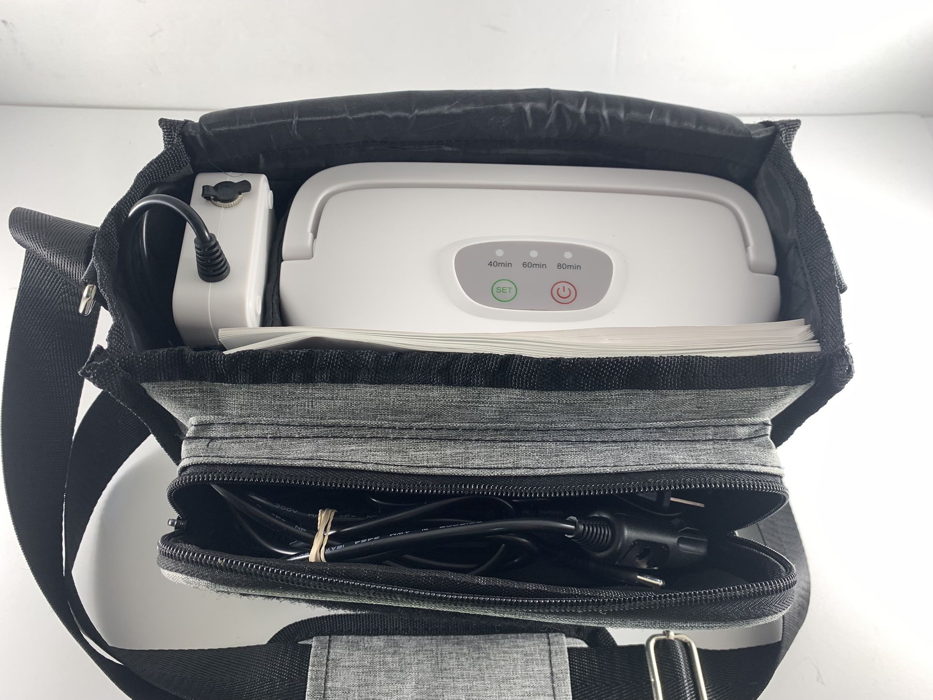Varon NT-3 Portable Oxygen Concentrator w/ Rechargeable Battery & Car Adapter