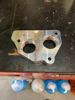 TBI throttle body spacer