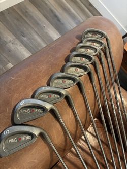 Like new Ping Eye 2+ Irons, 3-SW, KT-M firm shafts, Oing grips. 9.9/10