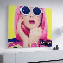 Glass Art Wall Mirror 