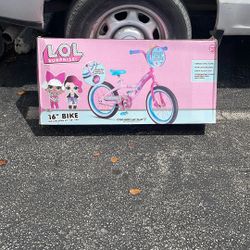 LOL Kids Bicycle Ages 3-7 Yrs Old New In Box $59
