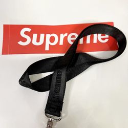 Supreme Lanyard Black 