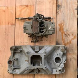 Intake Manifold  Torker Will A Holley Carburetor 