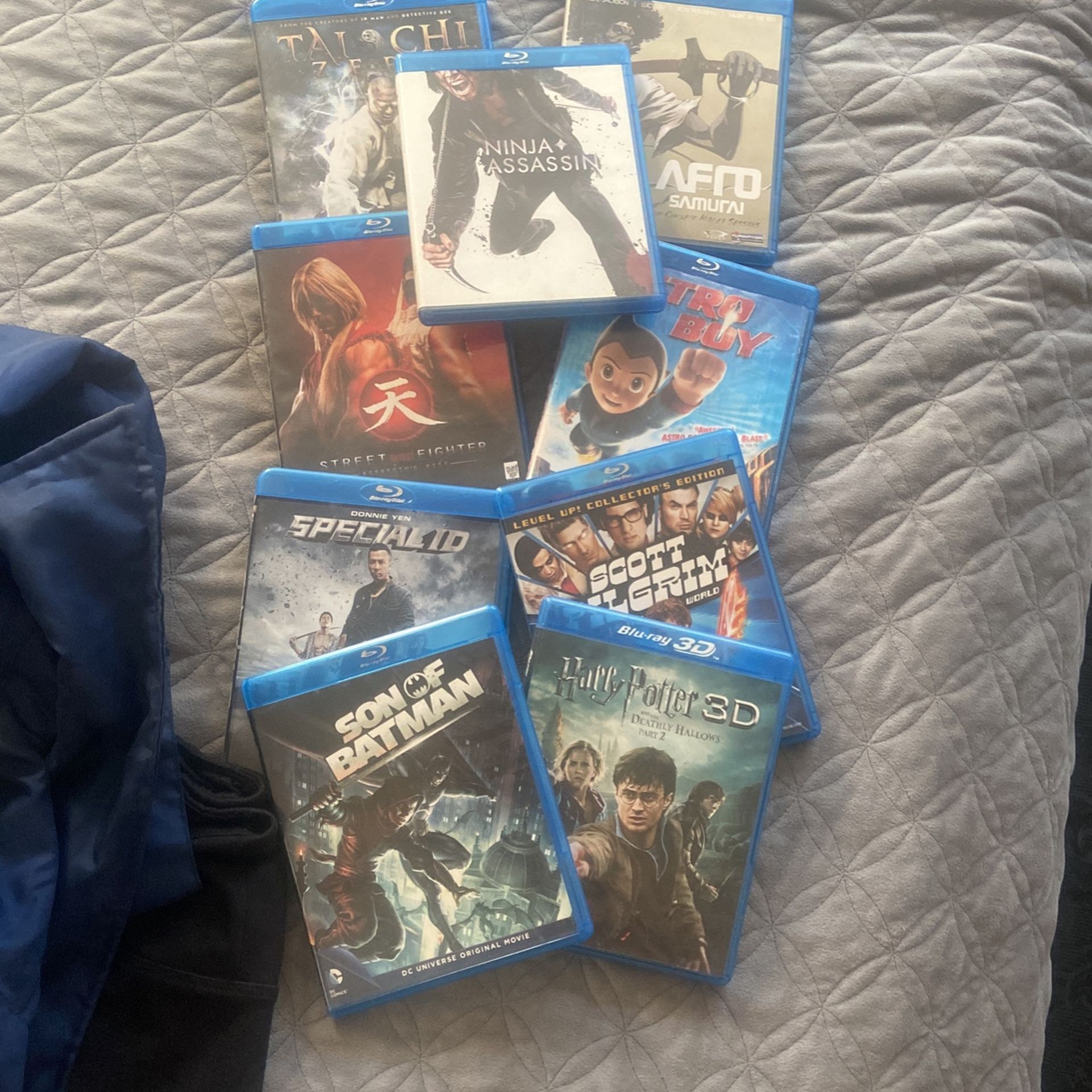 9 Bluray DVDs