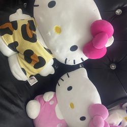 Hello Kitty plushies