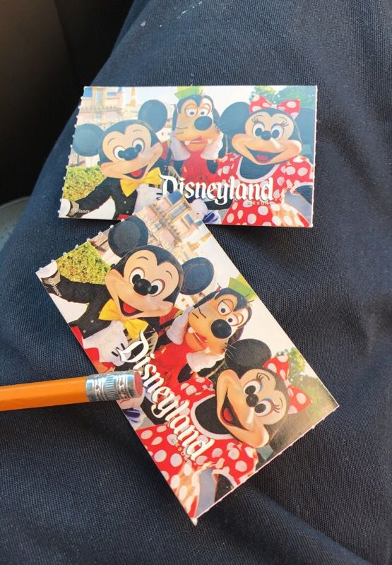 2 DISNEYLAND TICKETS!!!