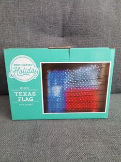 BRAND NEW BOX TEXAS FLAG 384 LED LIGHTS ..$15.00 THANK YOU THANK YOU..🙏