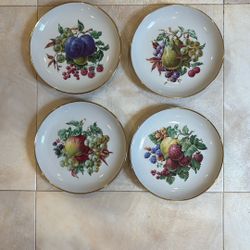 Beautiful Fruit Plates. 7.50”. 