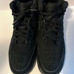 Nike Court Vision Mid Black Shoes  Men’s Size 10