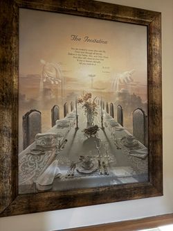 The Invitation picture Framed