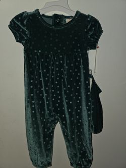 Baby Girl Romper W/ Headband 0/3 Months