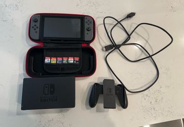 Complete Nintendo Switch Bundle w/ 6 Hit Games, Case & Dock! 🎮🔥