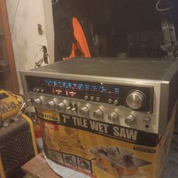 Kenwood -kr-7600 Sterio Receiver Old School Very Heavy Tube Style Very Good Cond