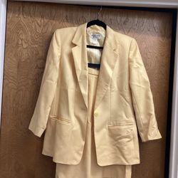 Vintage Pendleton Wool Plaid Blazer & Skirt Set