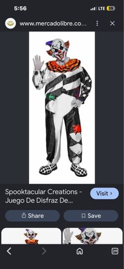 Scary clown XL