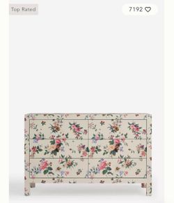 Anthropologie Floral Patterned Dresser