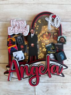 The Weeknd Cake Topper