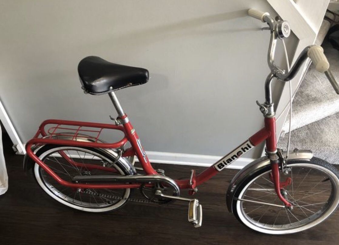 Vintage Folding Bianchi Bicycle 1960s