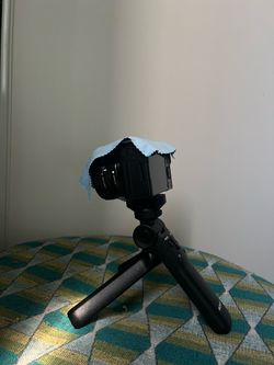 Sony Camera with Mini Tripod Grip