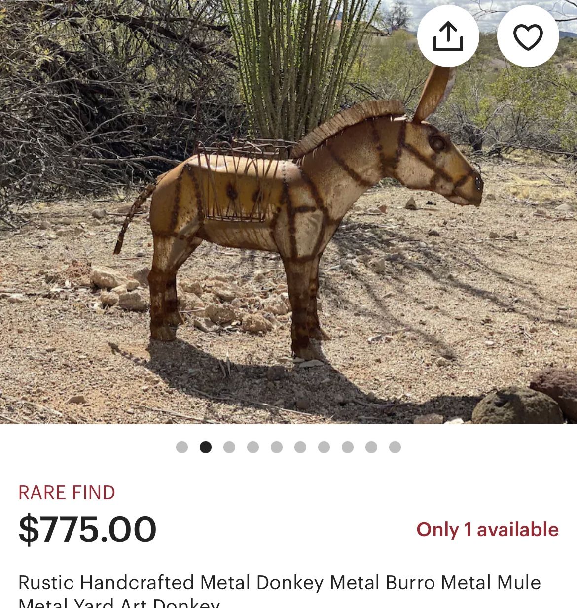 Burro metal sale