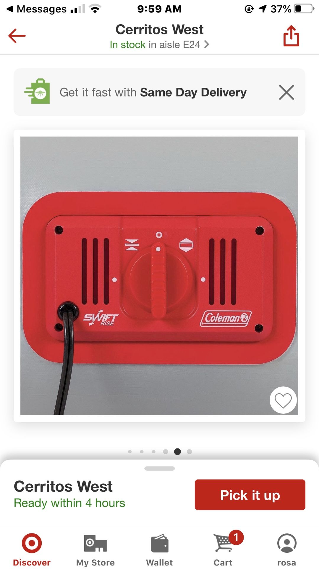 Coleman colchón inflable nuevo 🎯