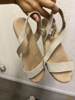 Old Navy Beige Low Platform Sandal